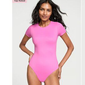 Pink Short Sleeve Bodysuit size small